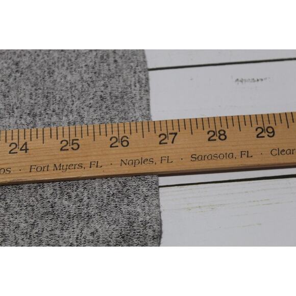 Ann Taylor Women's M Heather Gray Light Weight Tunic Sweater Reflexed Slits LS - Picture 12 of 12